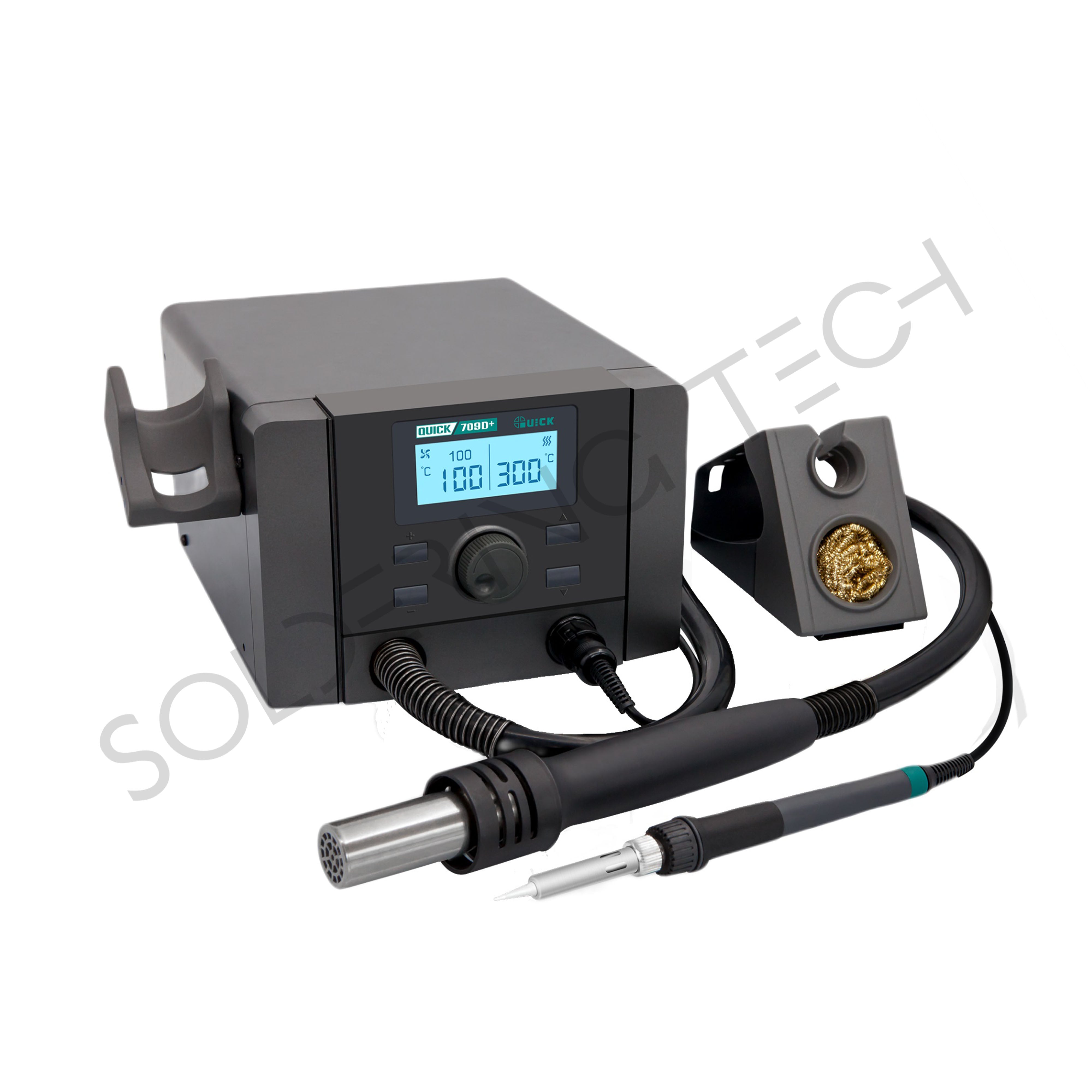 Gas Rework Station QUICK 709D+ 2 in 1 Soldering station and SMD rework station – soldering ...