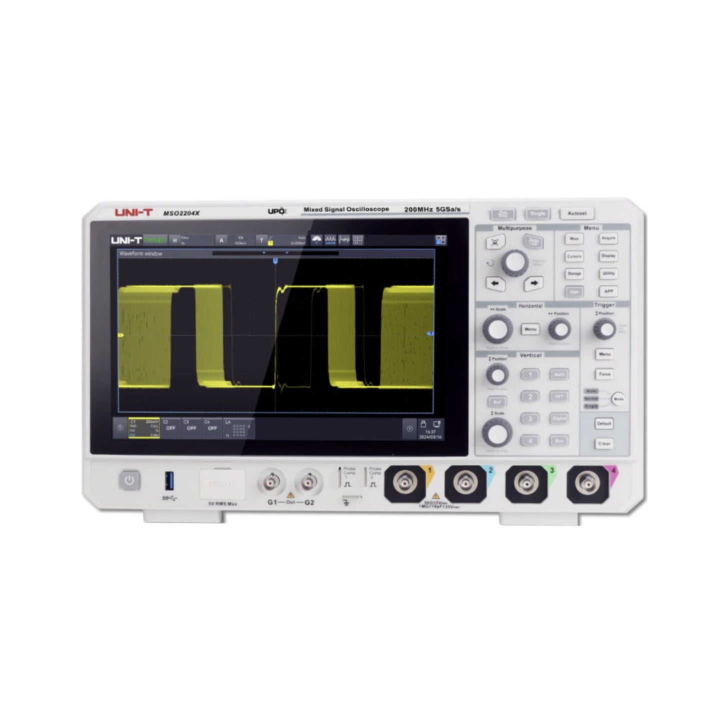 UNI-T MSO2204X 200 MHz Mixed Signal Oscilloscope