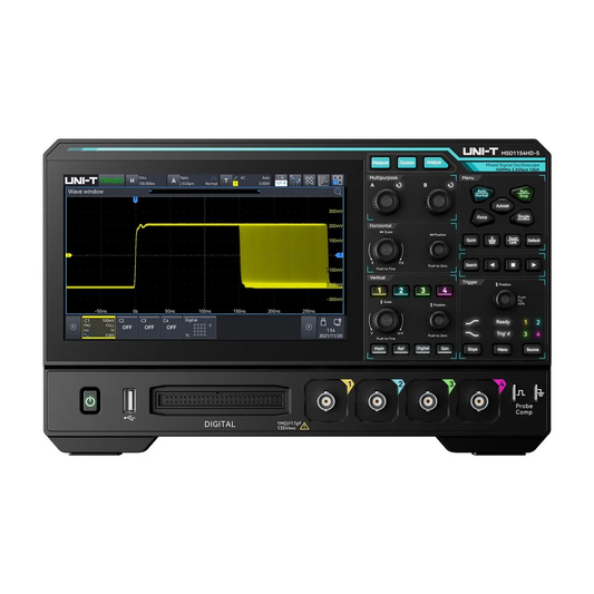 UNI-T MSO1154HD-S 150 MHz MSO High Resolution Oscilloscope with AWG