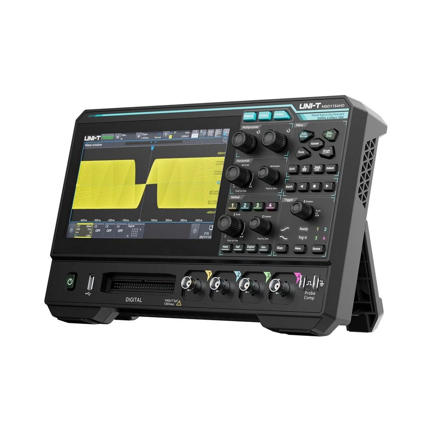 UNI-T MSO1154HD 150 MHz MSO High Resolution Oscilloscope