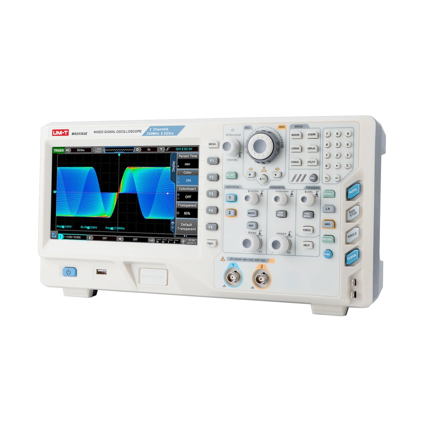 UNI-T MSO3504E-S 500 MHz Mixed Signal Oscilloscope with AWG