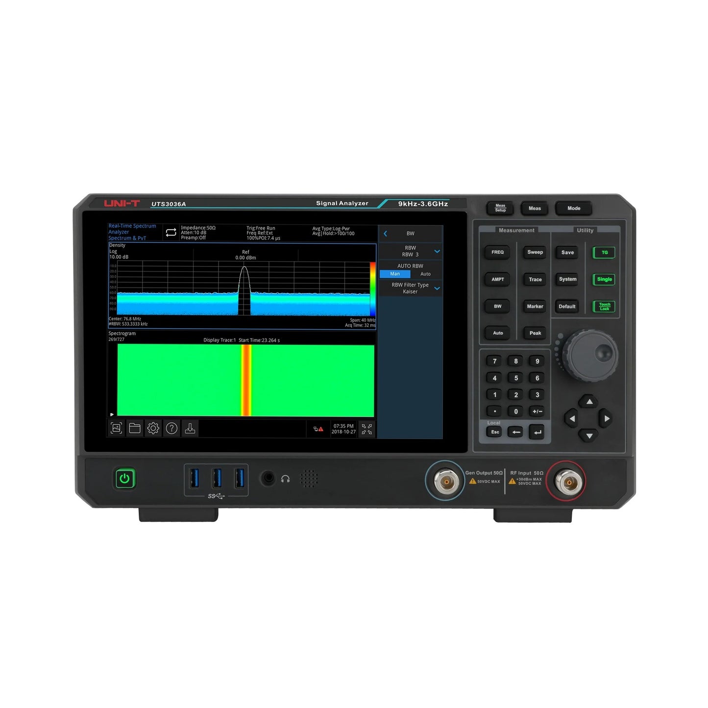 UNI-T UTS3036A Signal Analyzer 9kHz~3.6GHz