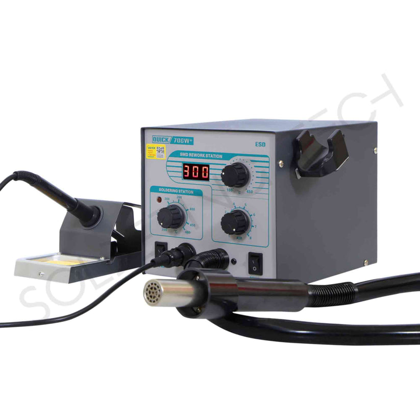 Quick Rework System QUICK 706W+ SMD rework system 2 in 1 580W – soldering-tech